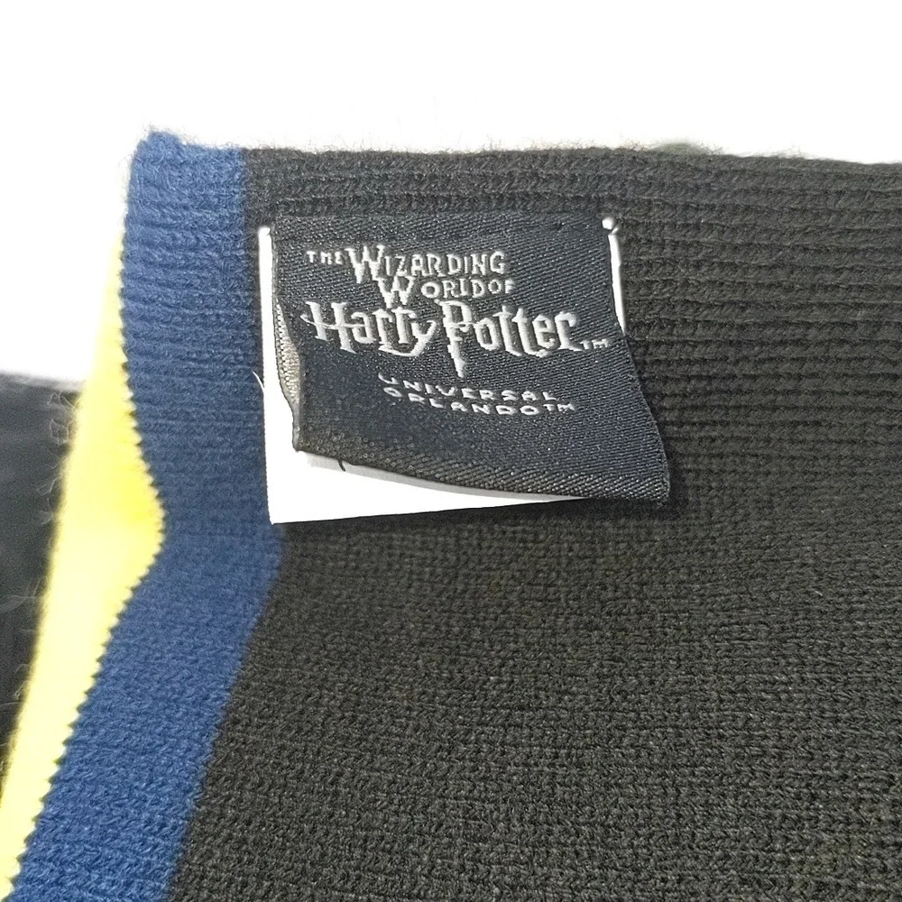 Harry Potter Hogwarts Crest Scarf Multi Color House Stripes Universal Orlando